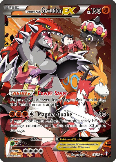 Team Magma's Groudon EX 15/34 (Double Crisis) - Holofoil