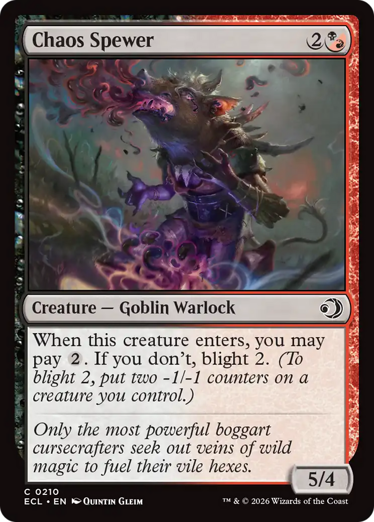 Chaos Spewer [Lorwyn Eclipsed]