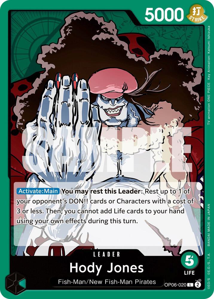 Hody Jones OP06-020 (Wings of the Captain) 