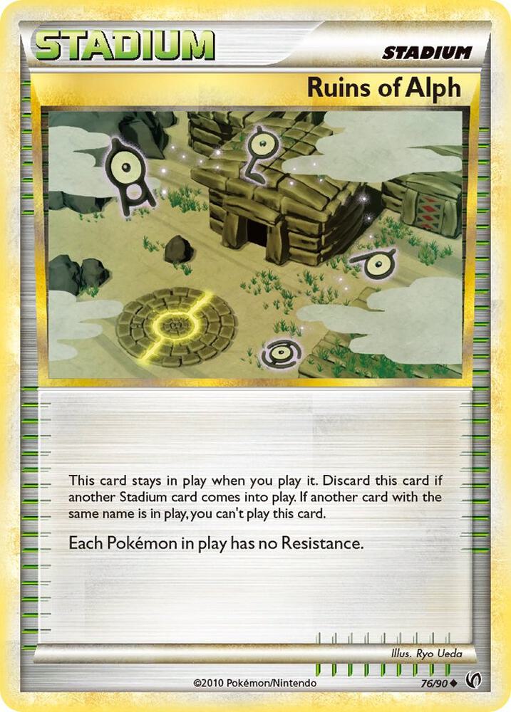 Ruins Of Alph 76/90 (Undaunted)  - Reverse Holofoil