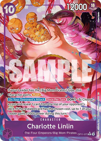 Charlotte Linlin OP11-073 (A Fist of Divine Speed)  - Alternate Art Foil