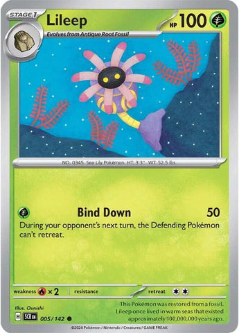 Lileep 005/142 (SV07: Stellar Crown) 
