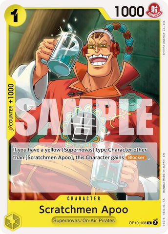 Scratchmen Apoo (Reprint) OP10-108 (Premium Booster -The Best- Vol. 2) 