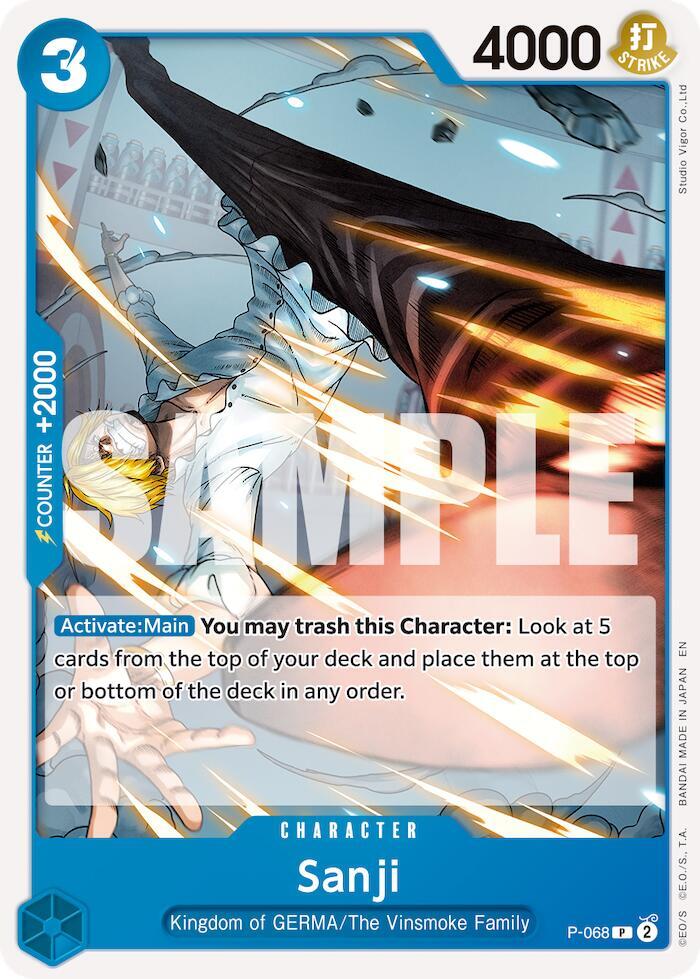 Sanji (Reprint) P-068 (Premium Booster -The Best- Vol. 2) 