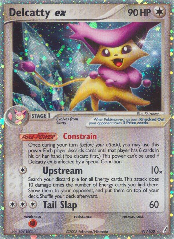 Delcatty ex 91/100 (Crystal Guardians)  - Holofoil