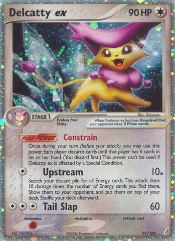 Delcatty ex 91/100 (Crystal Guardians)  - Holofoil
