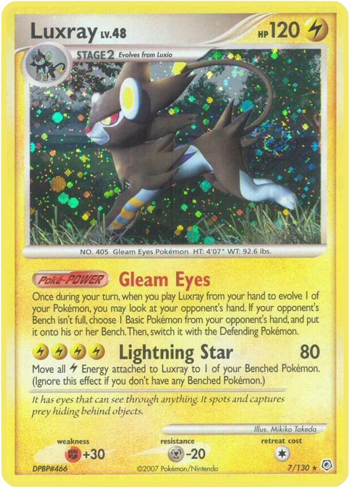 Luxray 7/130 (Diamond and Pearl)  - Holofoil