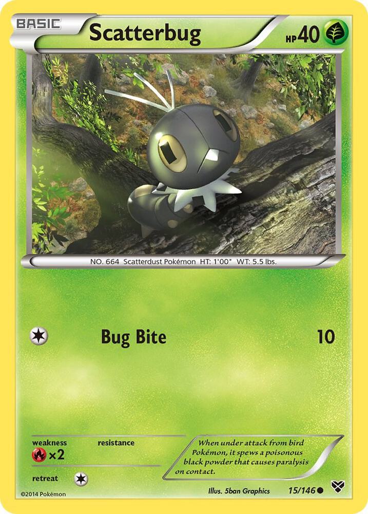 Scatterbug 015/146 (XY Base Set) 