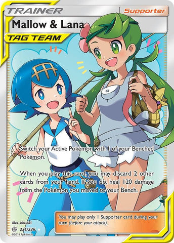 Mallow and Lana 231/236 (SM - Cosmic Eclipse)  - Holofoil