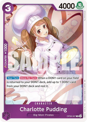 Charlotte Pudding (Reprint) OP08-067 (Premium Booster -The Best- Vol. 2)  - Foil
