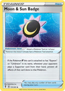 Moon and Sun Badge 151/203 (SWSH07: Evolving Skies) 