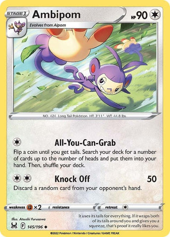 Ambipom 145/196 (SWSH11: Lost Origin) 