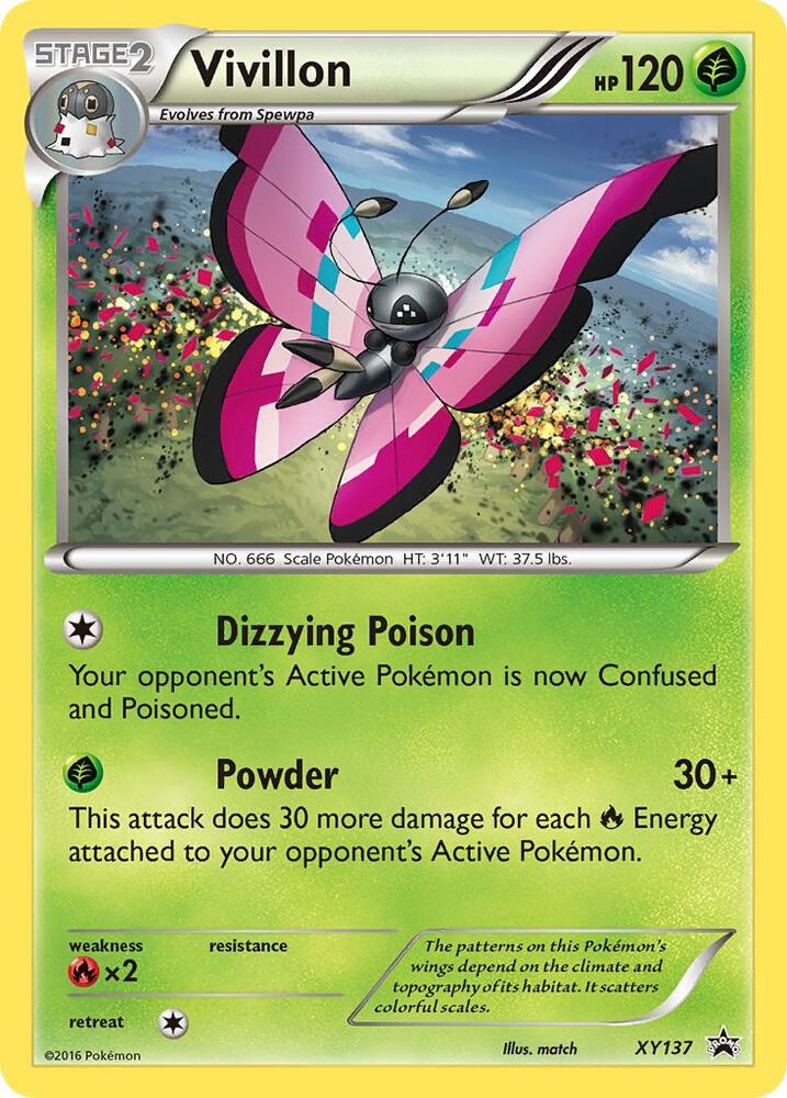Vivillon XY137 (XY Promos)  - Holofoil