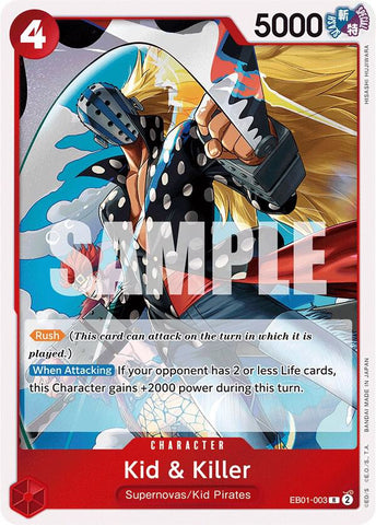 Kid & Killer EB01-003 (Extra Booster: Memorial Collection)  - Foil