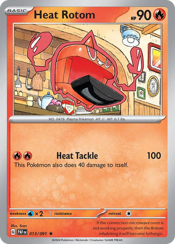 Heat Rotom 013/091 (SV: Paldean Fates)  - Holofoil