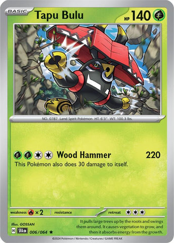 Tapu Bulu 006/064 (SV: Shrouded Fable)  - Holofoil