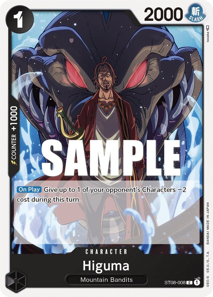 Higuma ST08-008 (Starter Deck 8: Monkey.D.Luffy) 