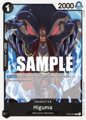 Higuma ST08-008 (Starter Deck 8: Monkey.D.Luffy) 