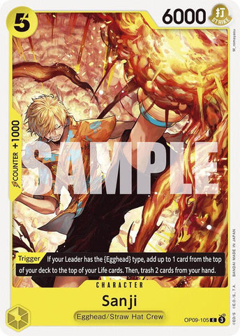 Sanji OP09-105 (Emperors in the New World) 