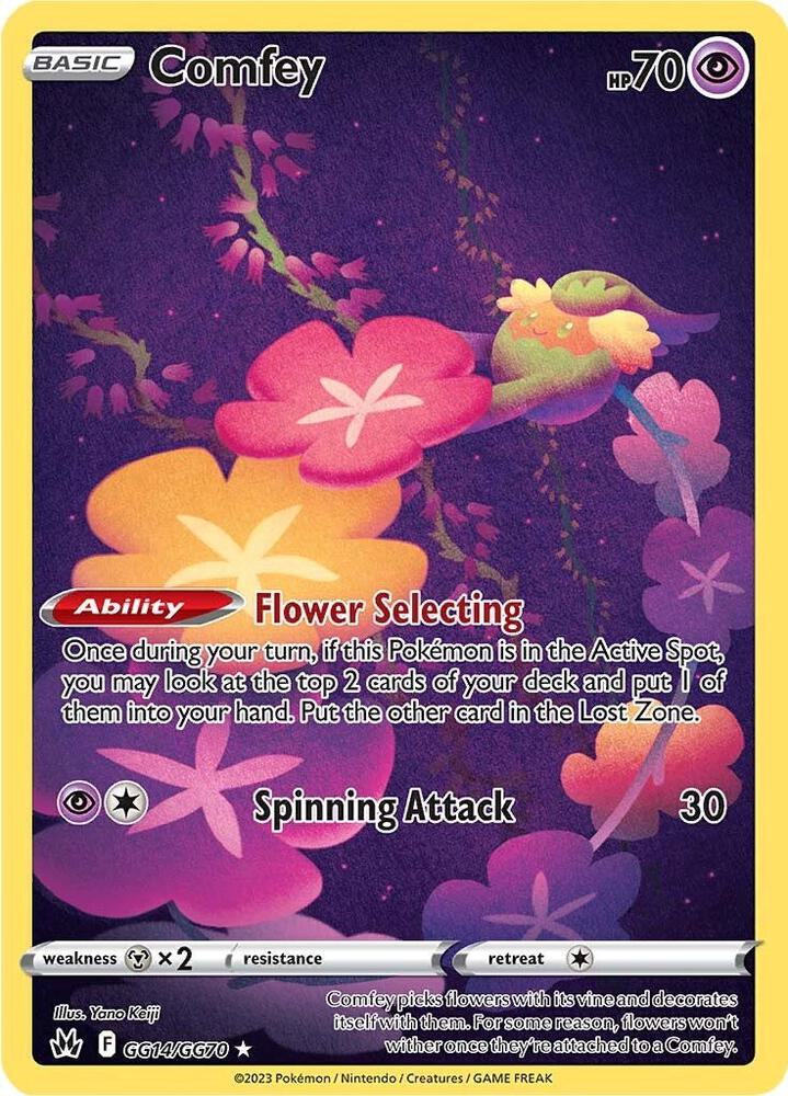 Comfey GG14/GG70 (SWSH: Crown Zenith: Galarian Gallery)  - Holofoil