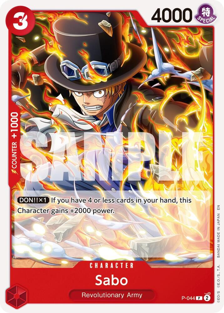 Sabo (Reprint) P-044 (Premium Booster -The Best- Vol. 2) 