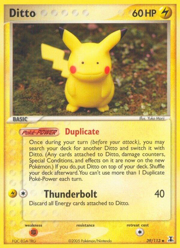 Ditto Pikachu 39/113 (Delta Species) 