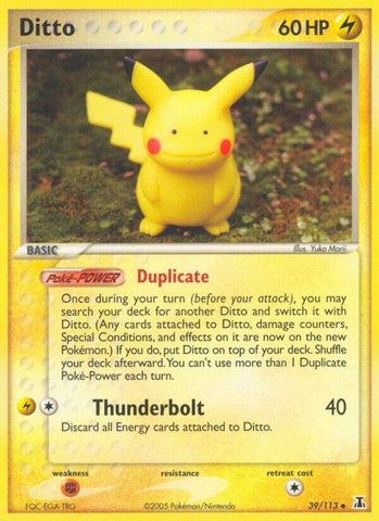 Ditto Pikachu 39/113 (Delta Species) 