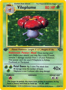 Vileplume  15/64 (Jungle)  - 1st Edition Holofoil