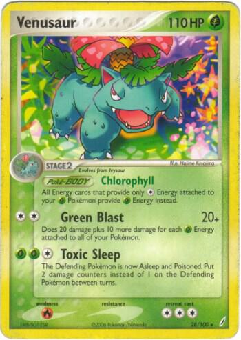 Venusaur 028/100 (Deck Exclusives)  - Holofoil