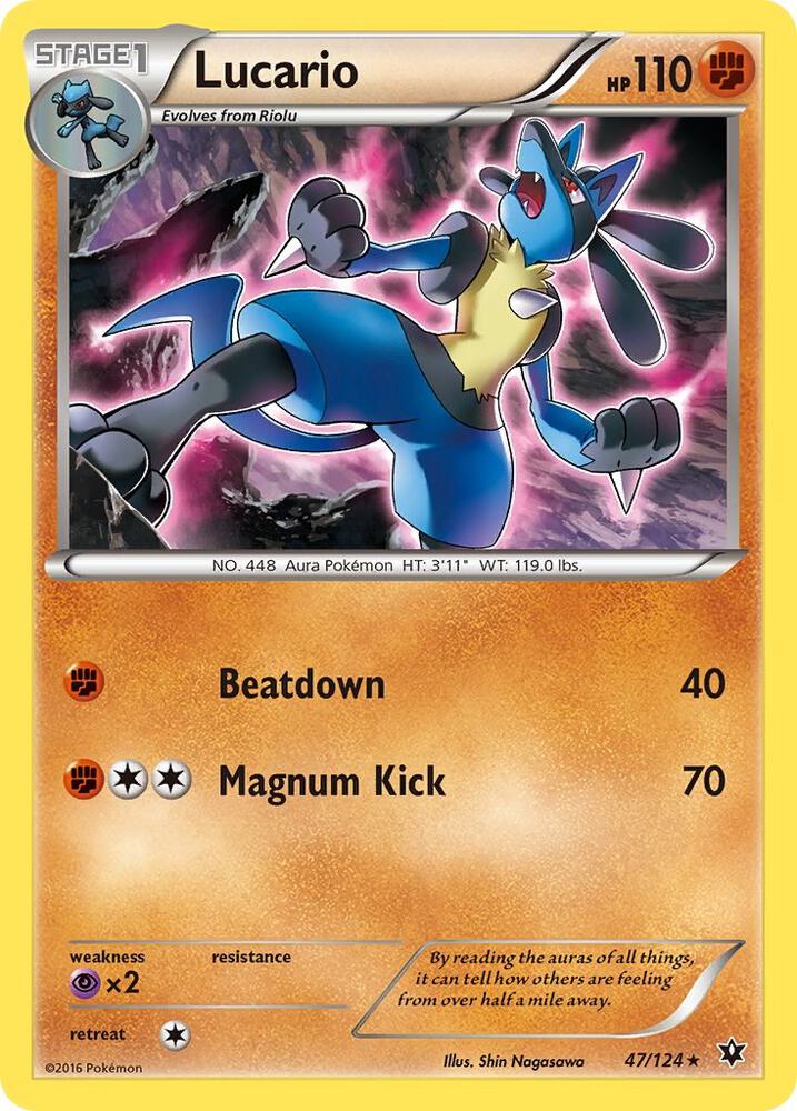 Lucario 47/124 (XY - Fates Collide) 