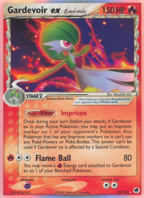 Gardevoir ex Delta Species 93/101 (Dragon Frontiers)  - Holofoil
