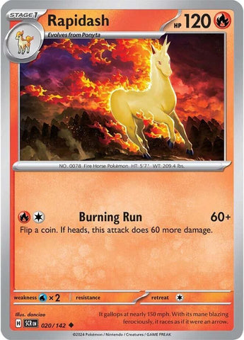 Rapidash 020/142 (SV07: Stellar Crown) 