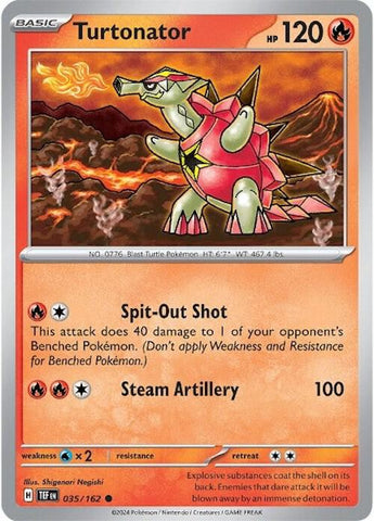 Turtonator 035/162 (SV05: Temporal Forces)  - Reverse Holofoil