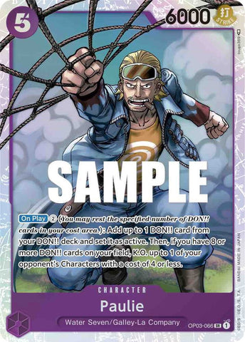 Paulie OP03-066 (Pillars of Strength)  - Foil