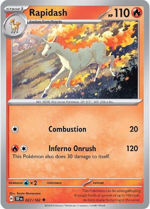 Rapidash 027/162 (SV05: Temporal Forces) 