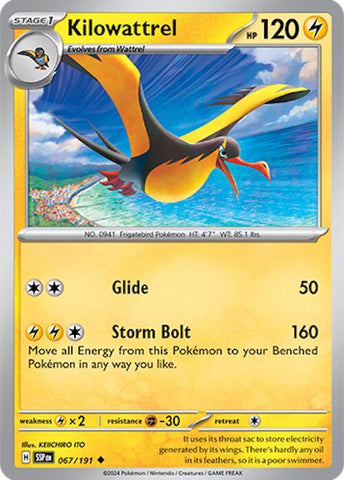 Kilowattrel 067/191 (SV08: Surging Sparks) 
