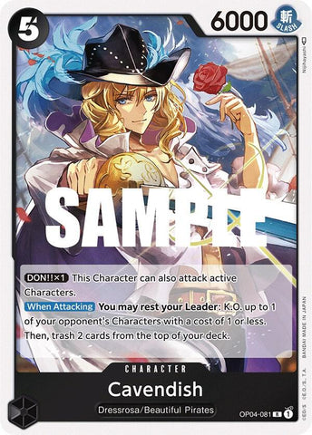 Cavendish OP04-081 (Kingdoms of Intrigue)  - Foil