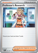 Professors Research Professor Sada 087 091 087/091 (SV: Paldean Fates)  - Holofoil