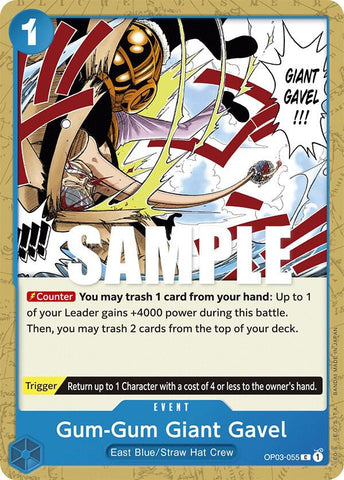 Gum-Gum Giant Gavel OP03-055 (Pillars of Strength) 