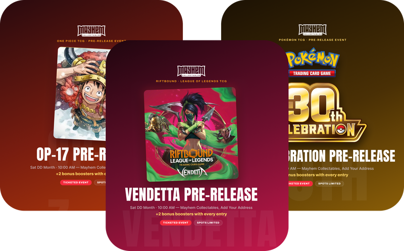 Upcoming Pre-Release