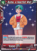 Bulma, a Heartfelt Wish (DB3-004) [Giant Force]