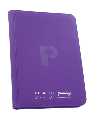 Collector's Series 9 Pocket Zip Trading Card Binder - Purple