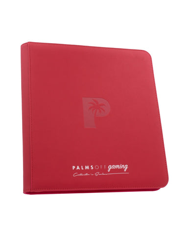 Collector's Series 12 Pocket Zip Trading Card Binder - RED