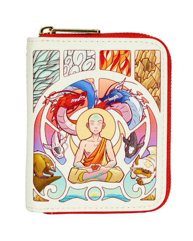 Avatar Aang Glow in the Dark Zip Around Wallet