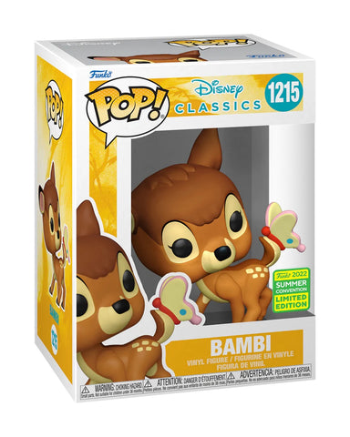 Funko Pop! Bambi (1942) w/Butterfly Pop! SD22 RS