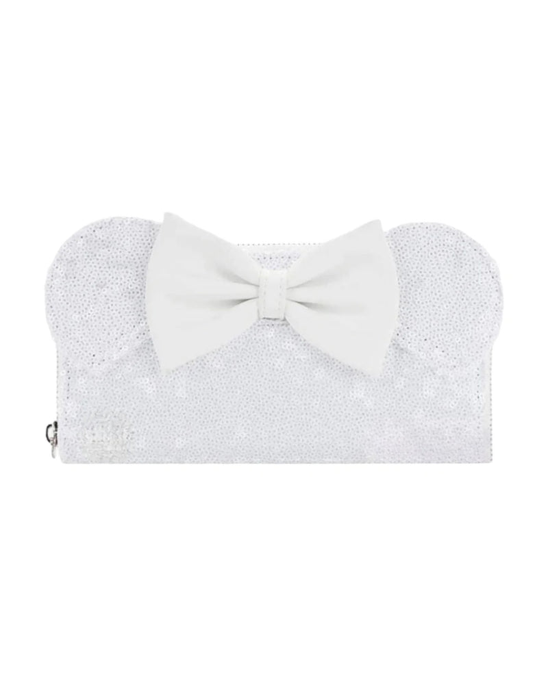 Disney - Minnie Sequin Wedding Zip Purse