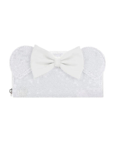 Disney - Minnie Sequin Wedding Zip Purse