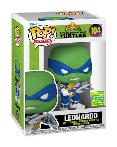 Funko Pop! TMNT x MMPR - Leonardo Pop! SD22 RS