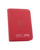 Collector's Series 4 Pocket Zip Trading Card Binder - RED