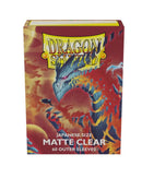 Sleeves - Dragon Shield Japanese - Box 60 - Clear